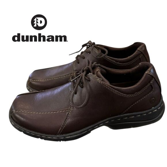 New Dunham Men\'s Brown Brookfield Leather Shoes 8.5 main image 4